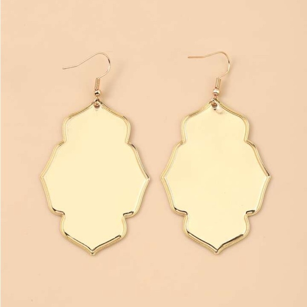 Rose Tapestry Statement Earrings - Picture 2 of 3